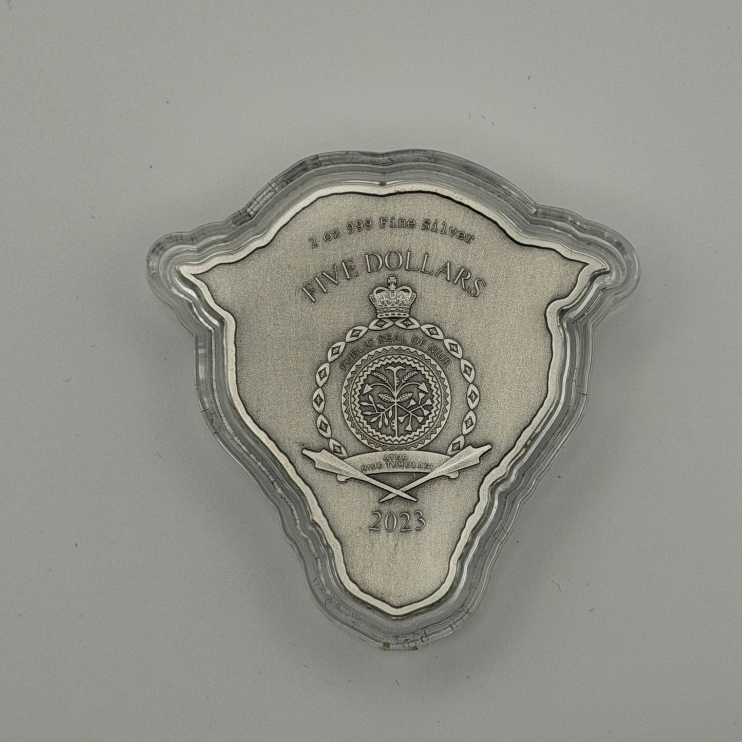 2023 Niue 2 oz Silver Fierce Nature: Leopard Coin