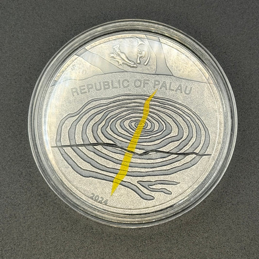 2022 Palau 2 oz Silver Sun Dagger
