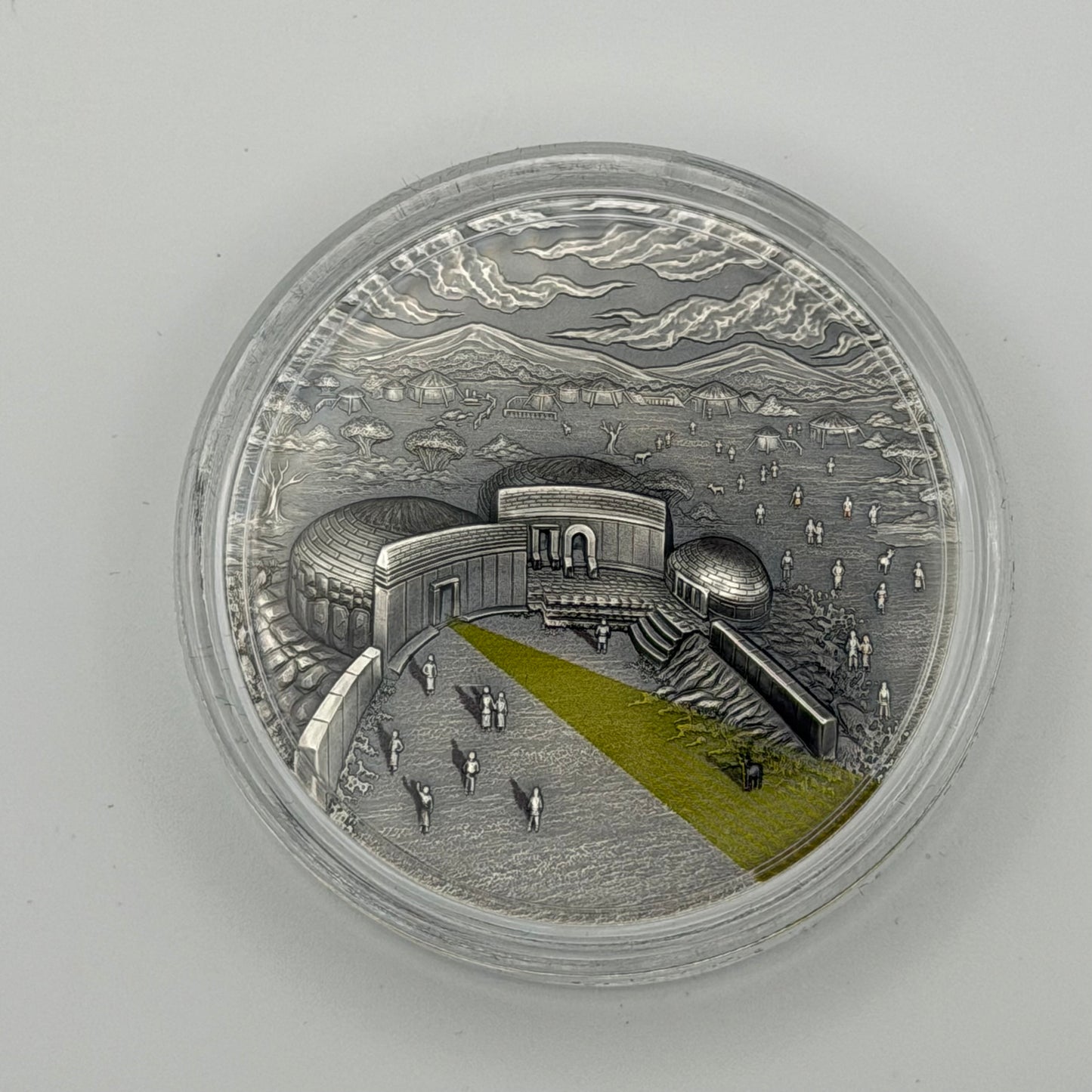 2022 Palau 2 oz Silver Mnajdra Temple