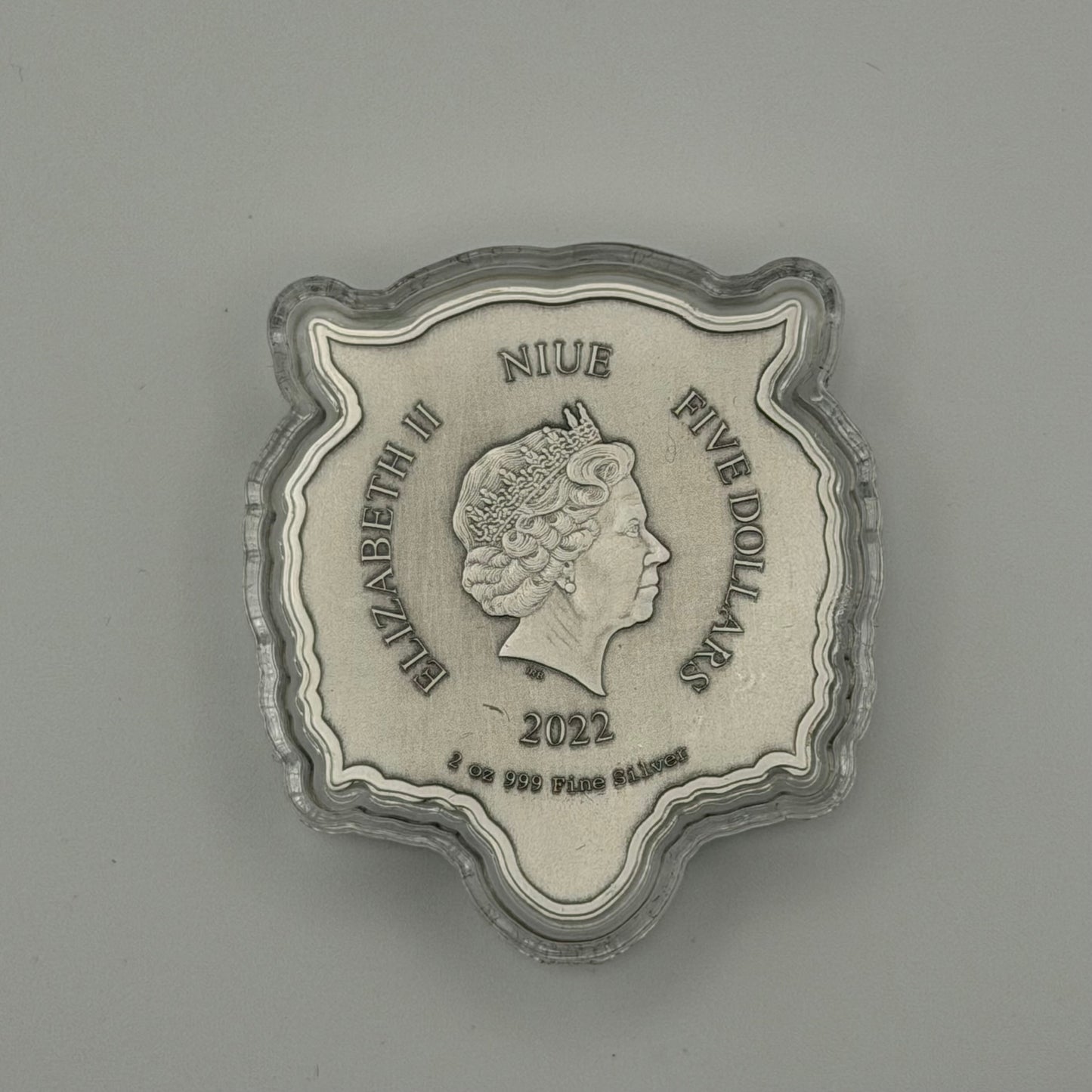 2022 Niue 2 oz Silver Fierce Nature: Tiger Coin