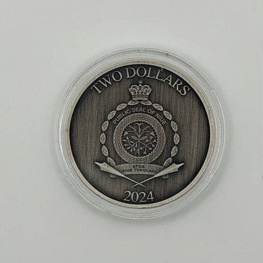 2024 Niue 1 oz Silver Heroes of Greek Mythology: Perseus