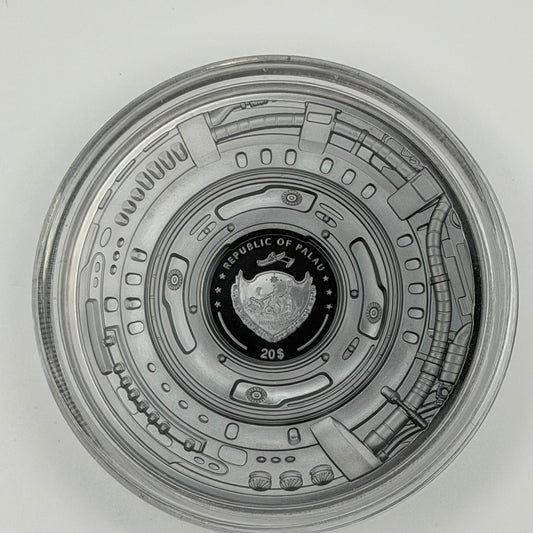 2023 Palau 3 oz Silver Cyborg Revolution: Dog