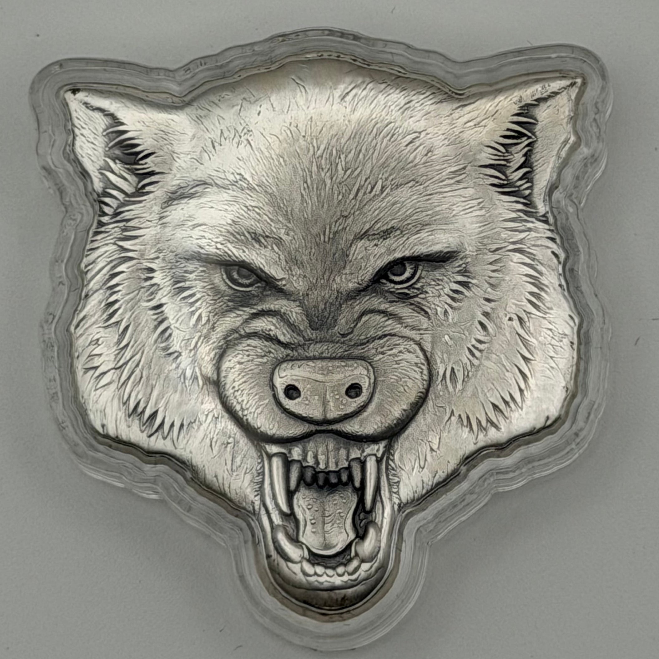 2023 Niue 2 oz Silver Fierce Nature: Wolf Coin