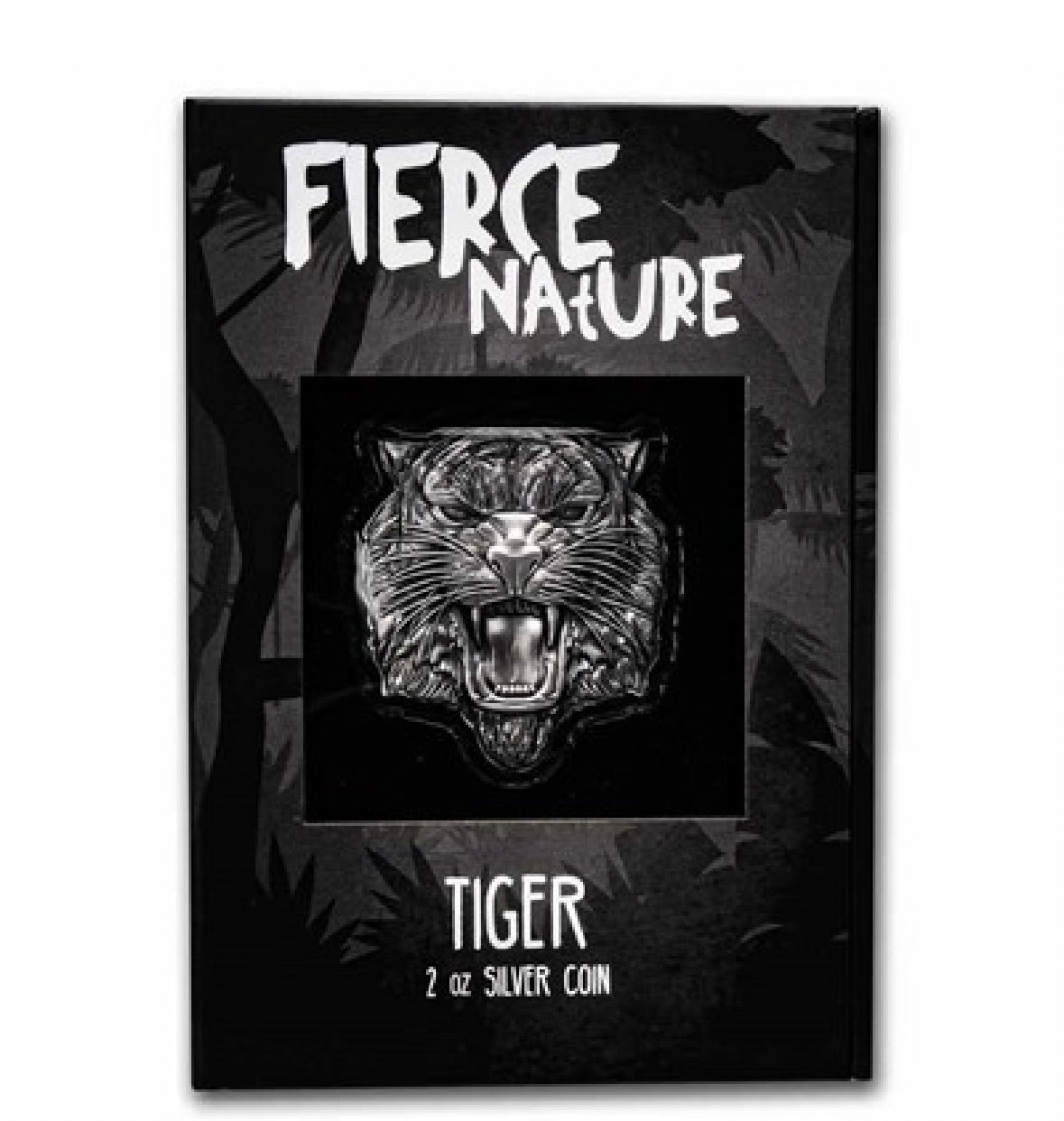 2022 Niue 2 oz Silver Fierce Nature: Tiger Coin