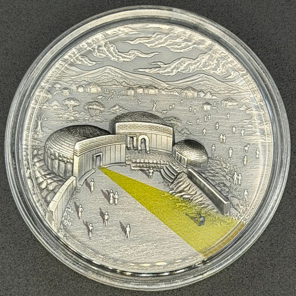 2022 Palau 2 oz Silver Mnajdra Temple