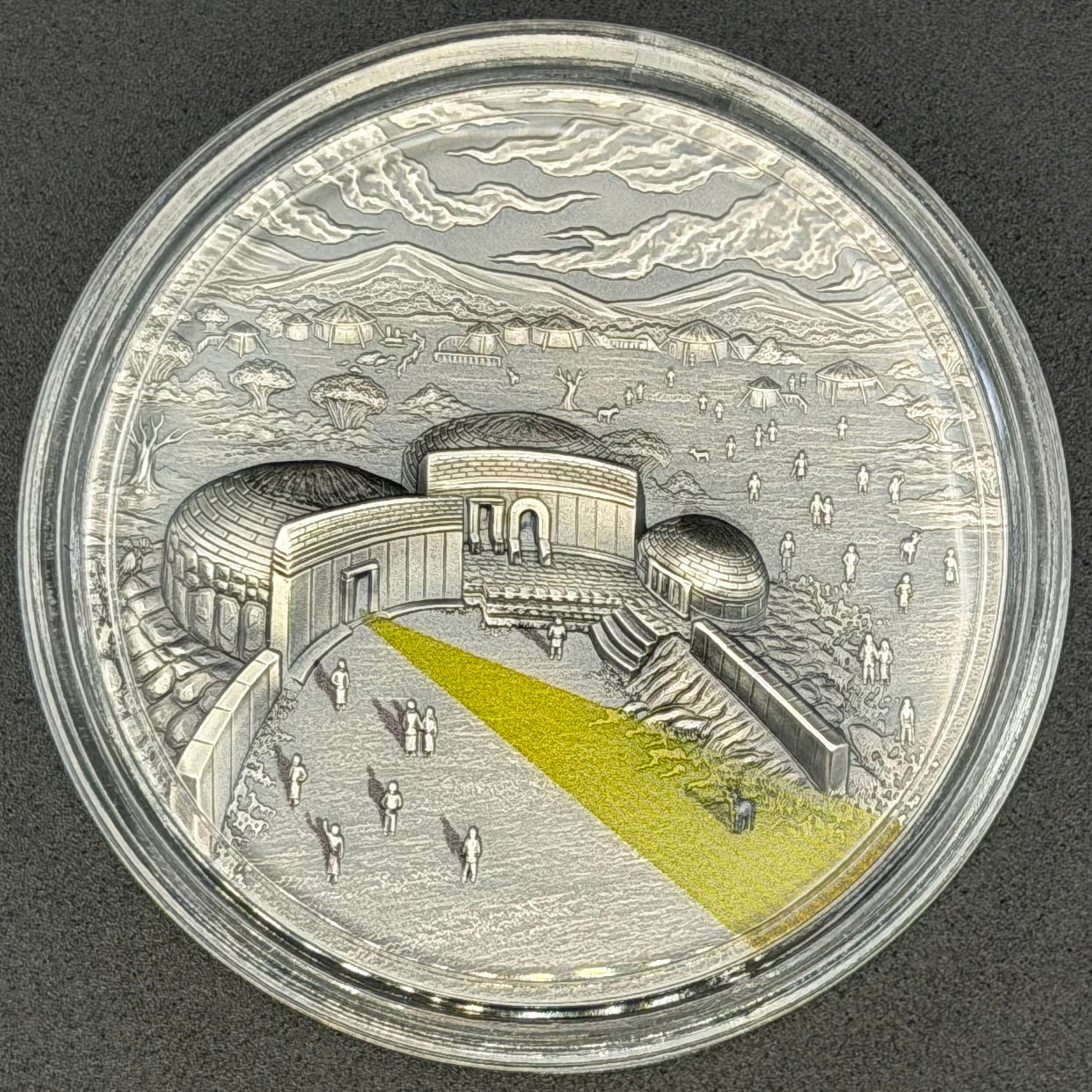 2022 Palau 2 oz Silver Mnajdra Temple