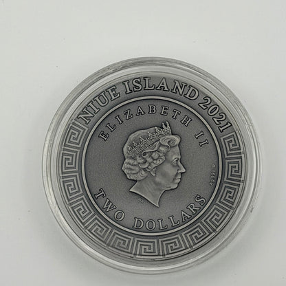 2021 Niue 2 oz Silver Heracles