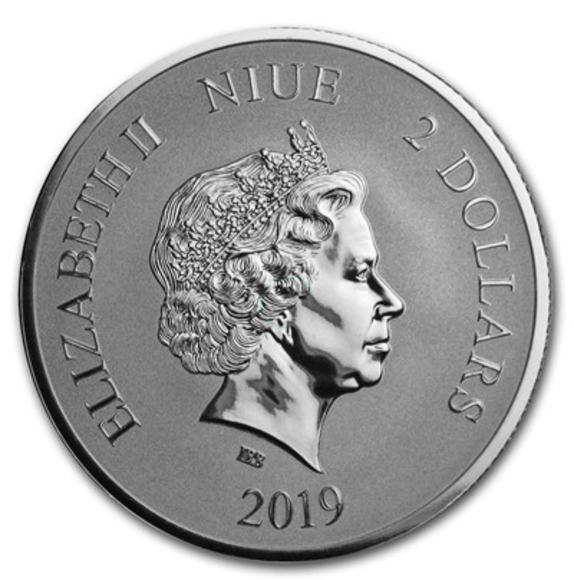 2019 Niue 1 oz Silver Celestial Animals: The White Tiger