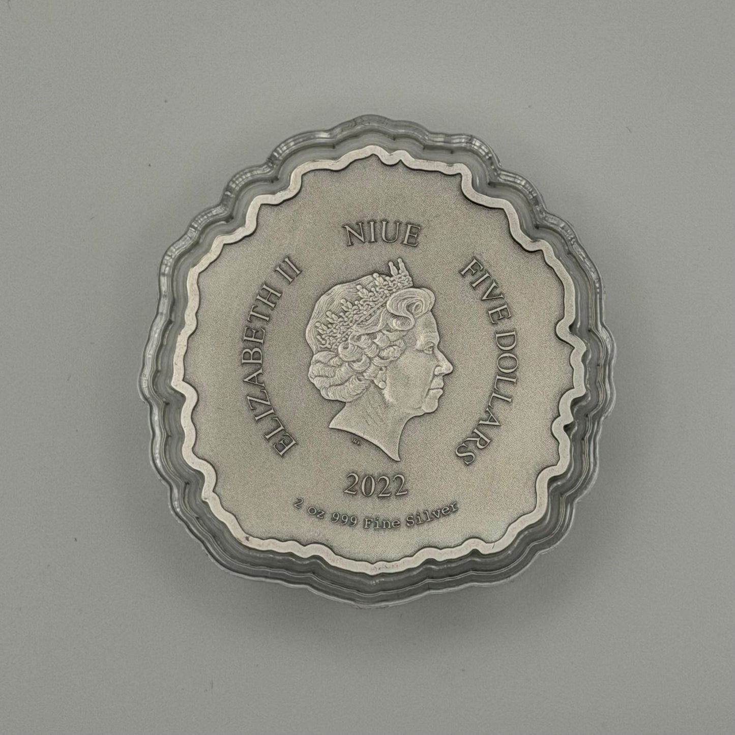 2022 Niue 2 oz SIlver Fierce Nature: Lion Coin