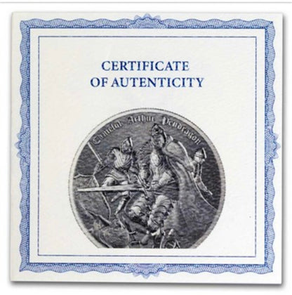 2023 Niue 1 oz Silver Camelot: Arthur Pendragon Coin