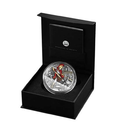 2024 Niue 2 oz Silver Gladiators Coin (Gilded)
