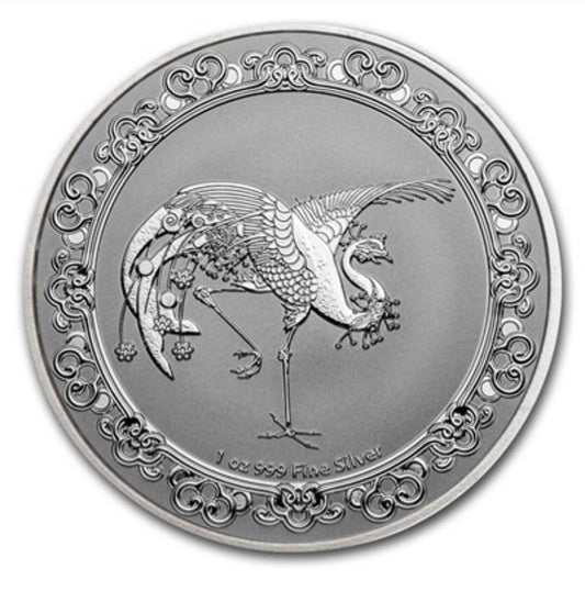 2020 Niue 1 oz Silver Celestial Animals: The Red Phoenix