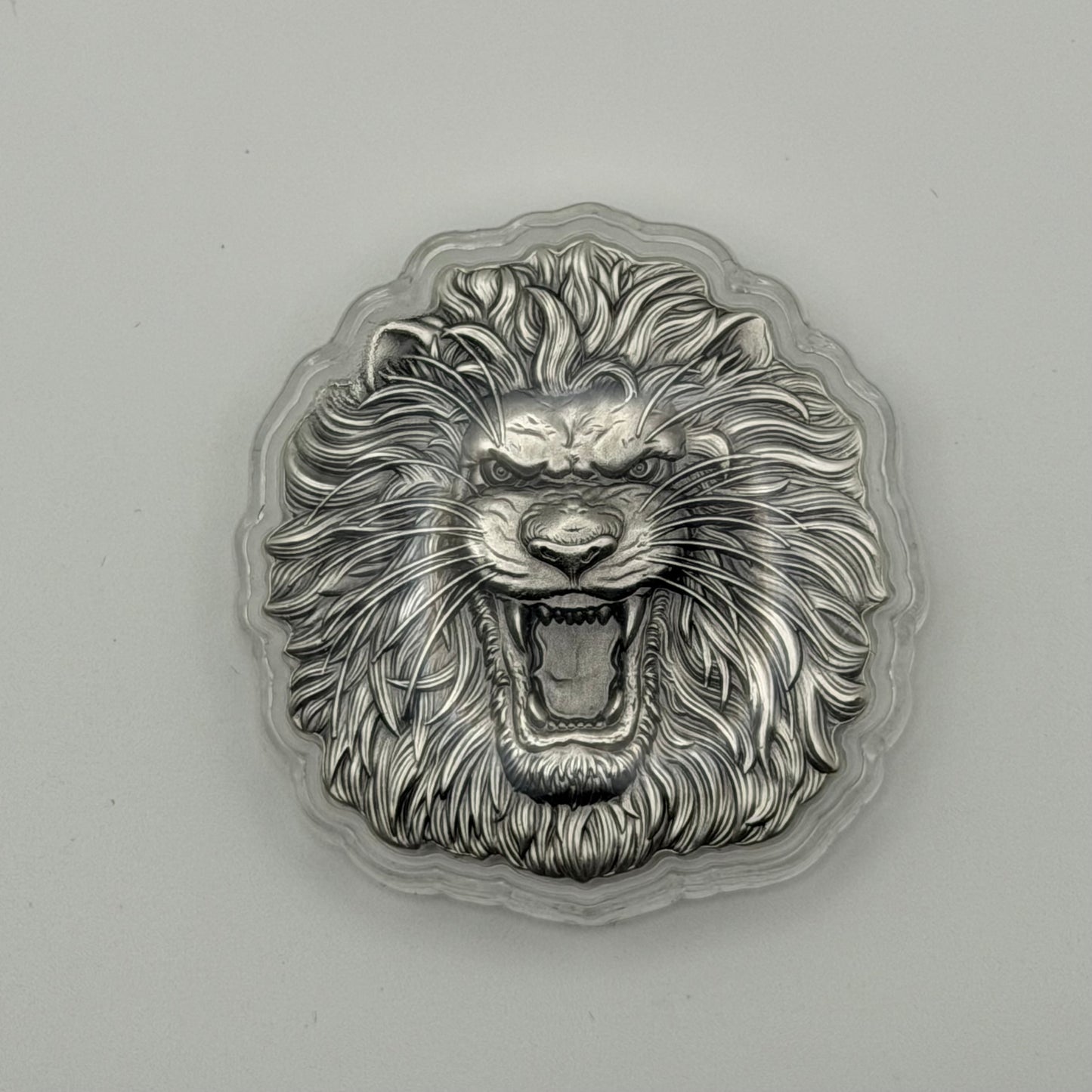 2022 Niue 2 oz SIlver Fierce Nature: Lion Coin