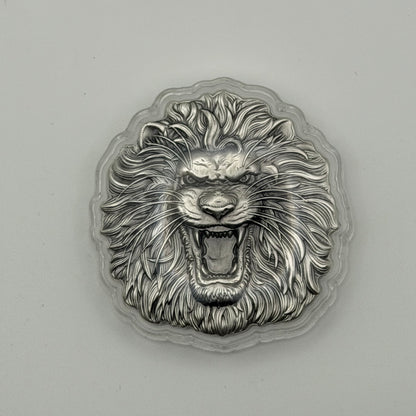 2022 Niue 2 oz SIlver Fierce Nature: Lion Coin