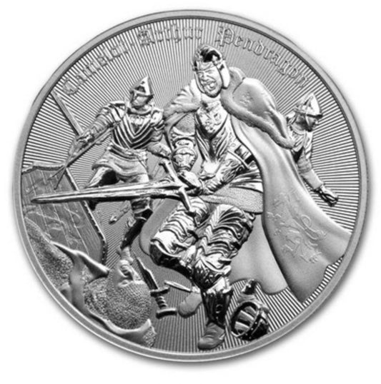 2023 Niue 1 oz Silver Camelot: Arthur Pendragon Coin