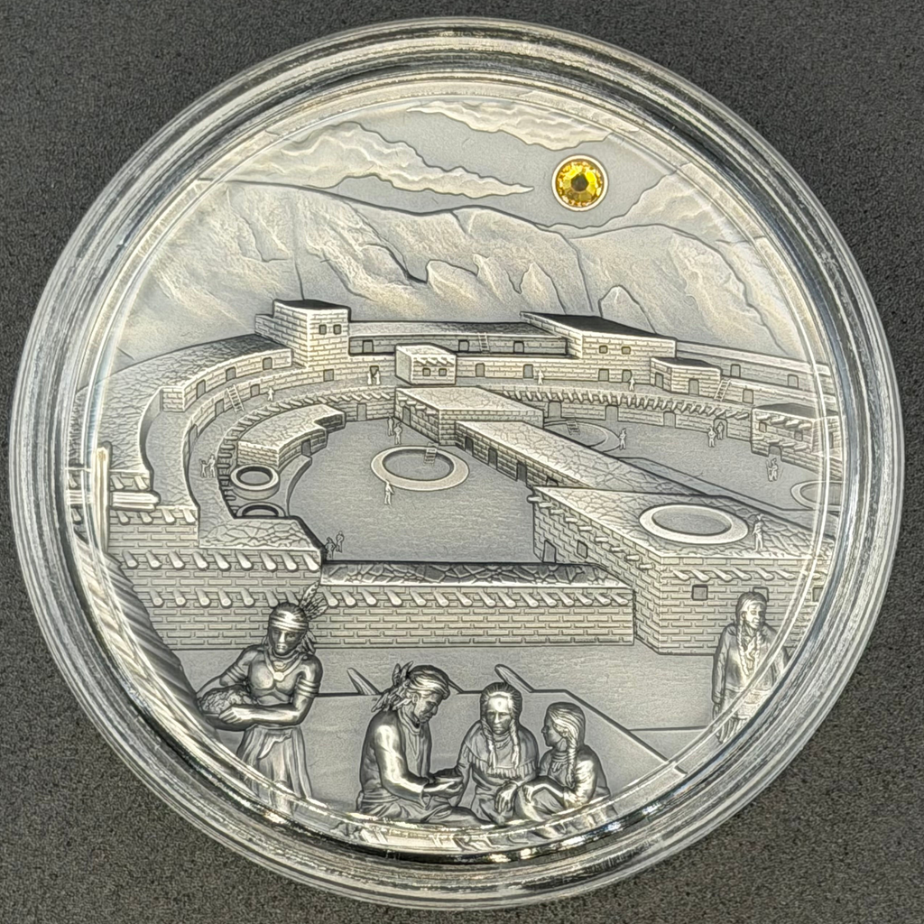 2022 Palau 2 oz Silver Sun Dagger