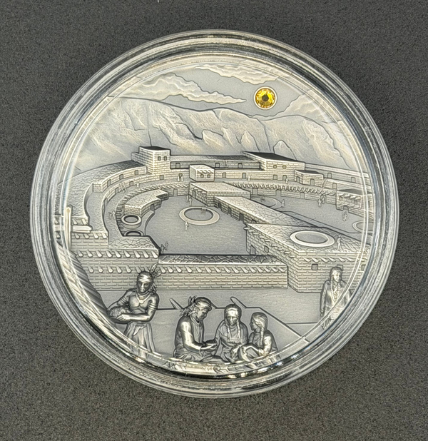 2022 Palau 2 oz Silver Sun Dagger