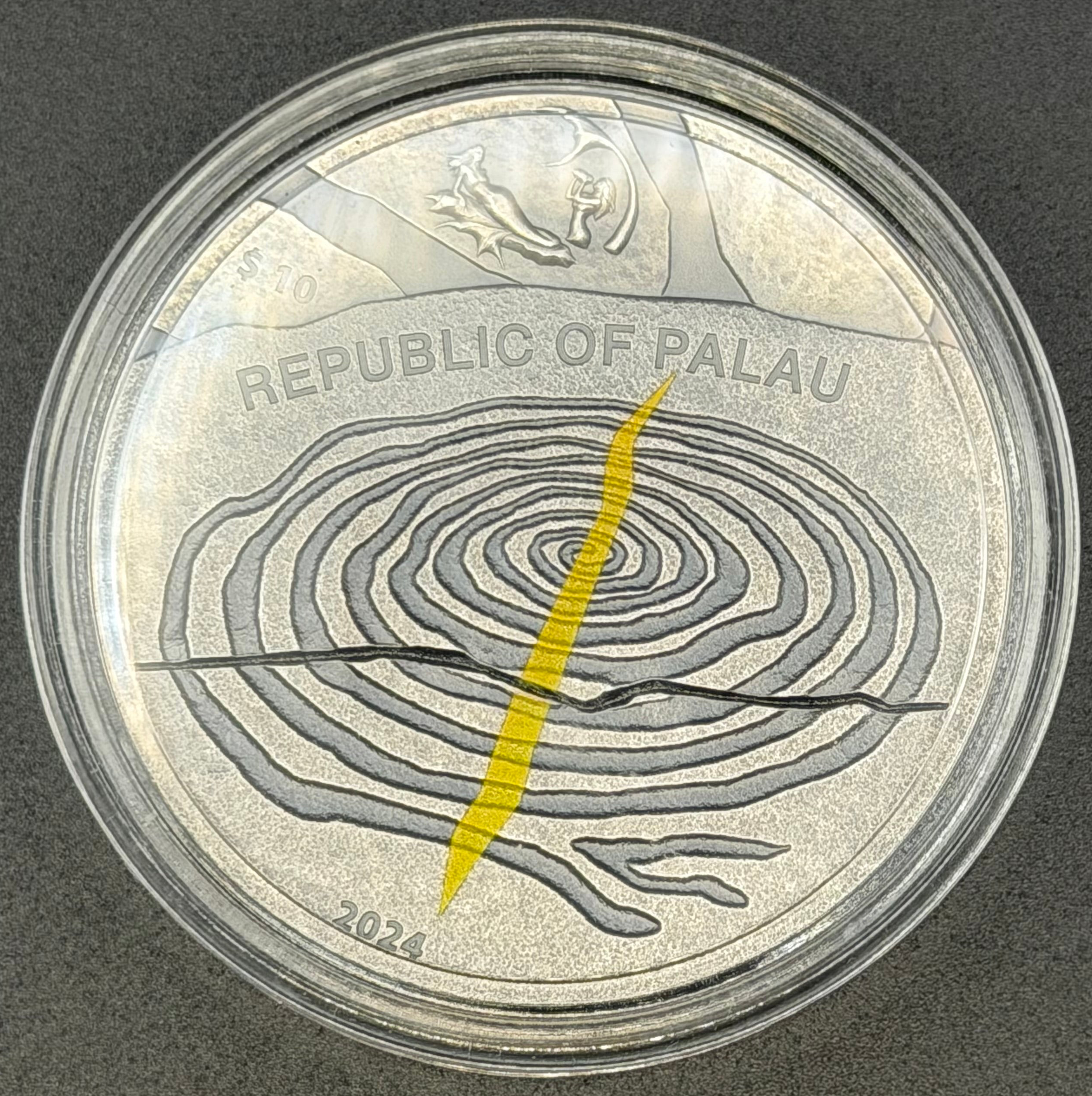 2022 Palau 2 oz Silver Sun Dagger