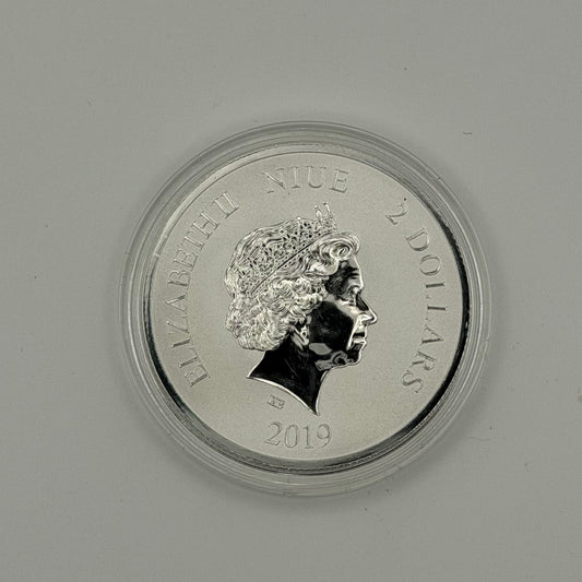 2019 Niue 1 oz Silver Celestial Animals: The White Tiger