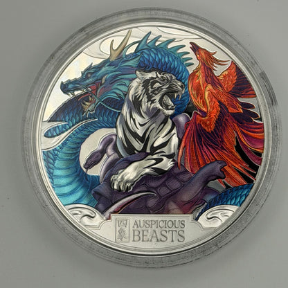 2025 Niue 5 oz Silver Auspicious Beasts