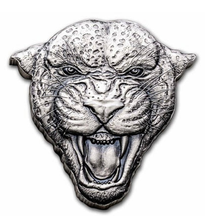 2023 Niue 2 oz Silver Fierce Nature: Leopard Coin