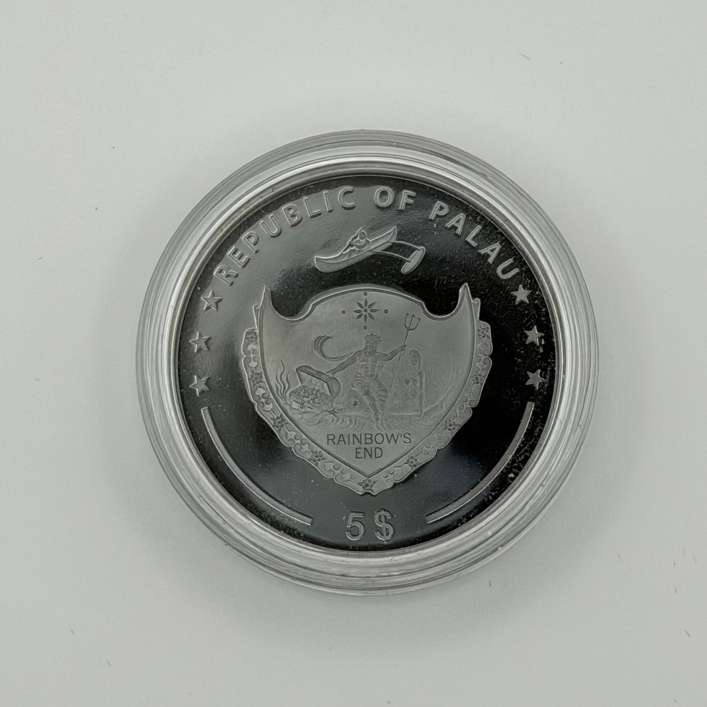 Palau 1 oz Silver Ying and Yang