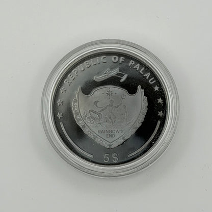 Palau 1 oz Silver Ying and Yang