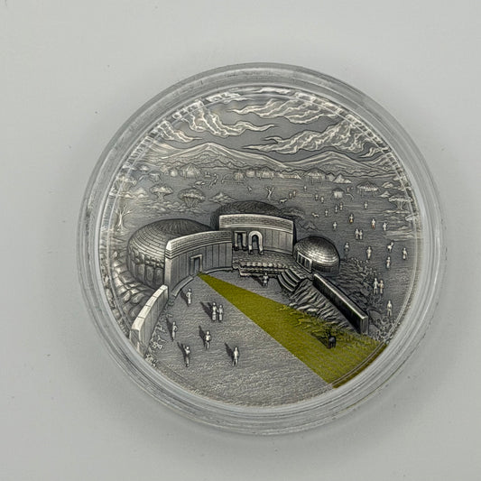 2022 Palau 2 oz Silver Mnajdra Temple