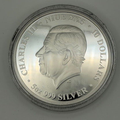 2025 Niue 5 oz Silver Auspicious Beasts