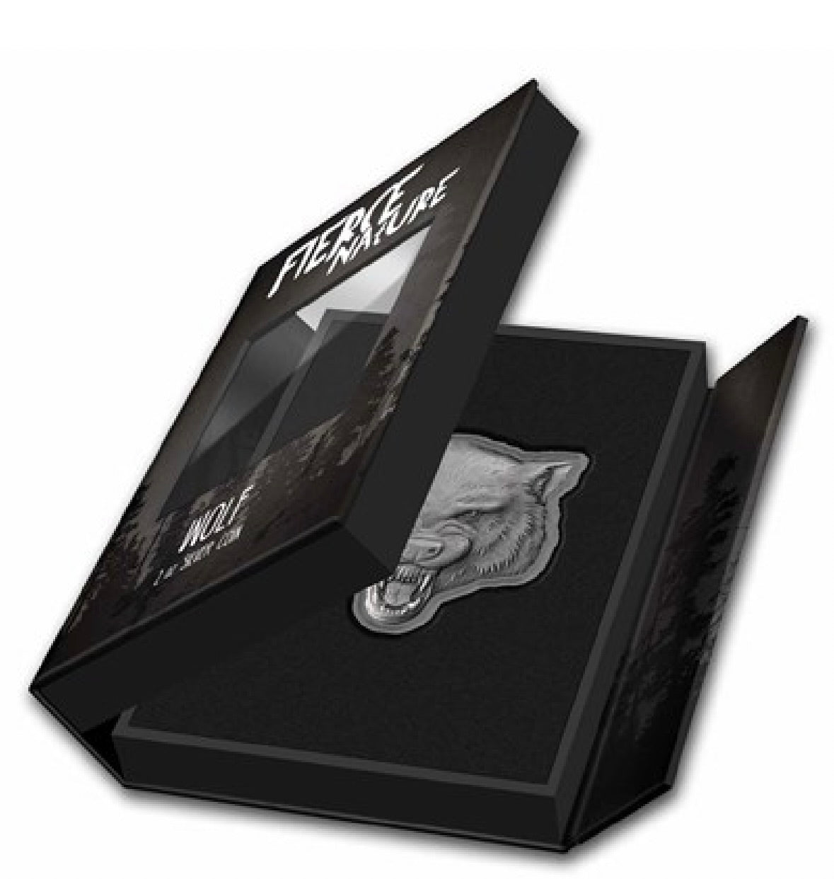 2023 Niue 2 oz Silver Fierce Nature: Wolf Coin