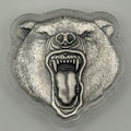 2023 Niue 2 oz Silver Fierce Nature: Grizzly Bear Coin
