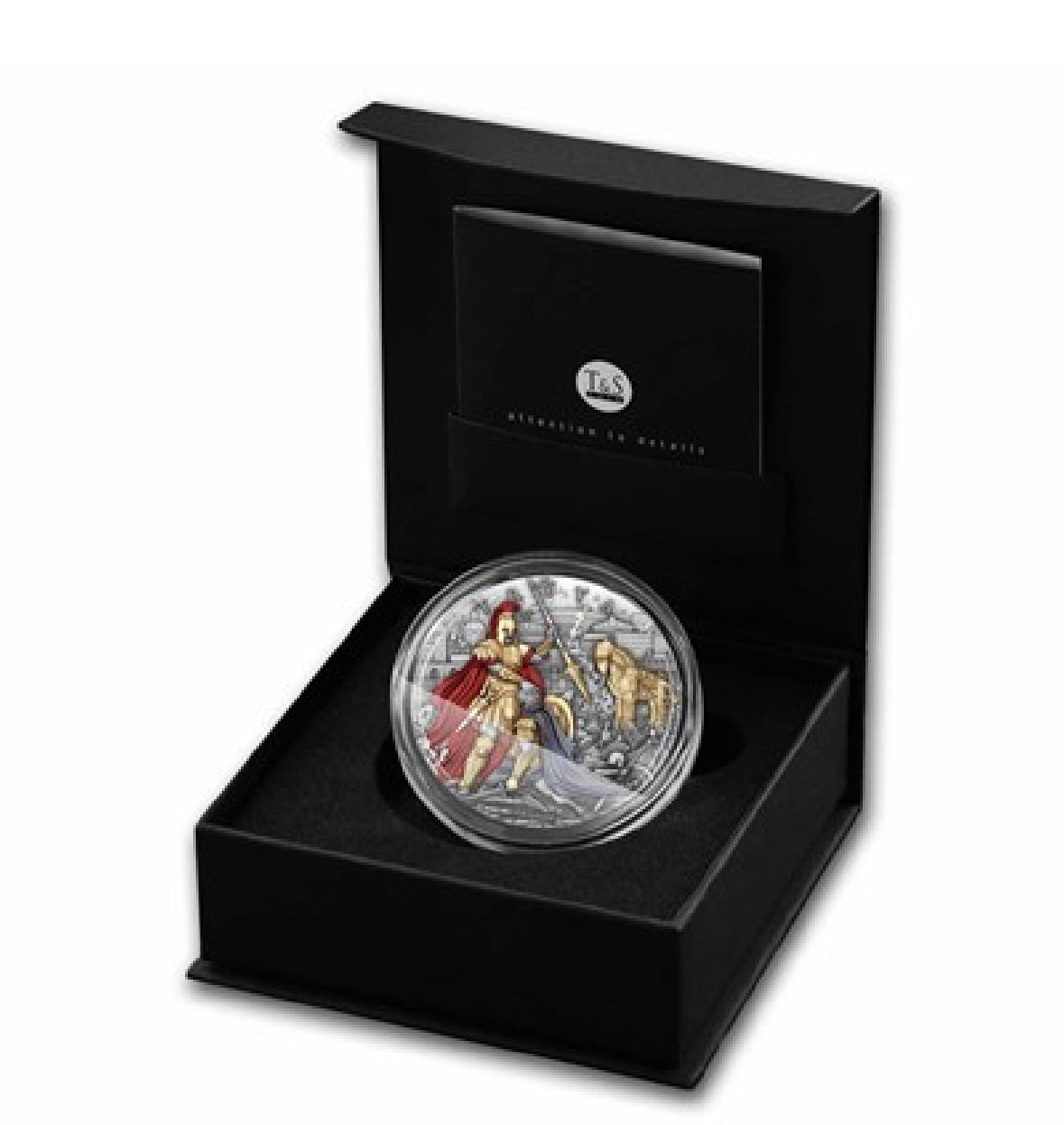 2024 Niue 2 oz Silver Troy’s Coin (Gilded)