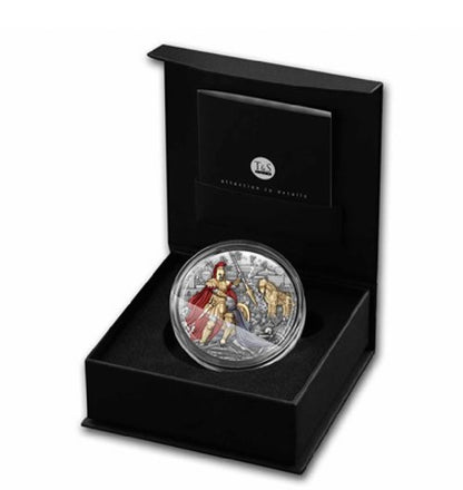 2024 Niue 2 oz Silver Troy’s Coin (Gilded)