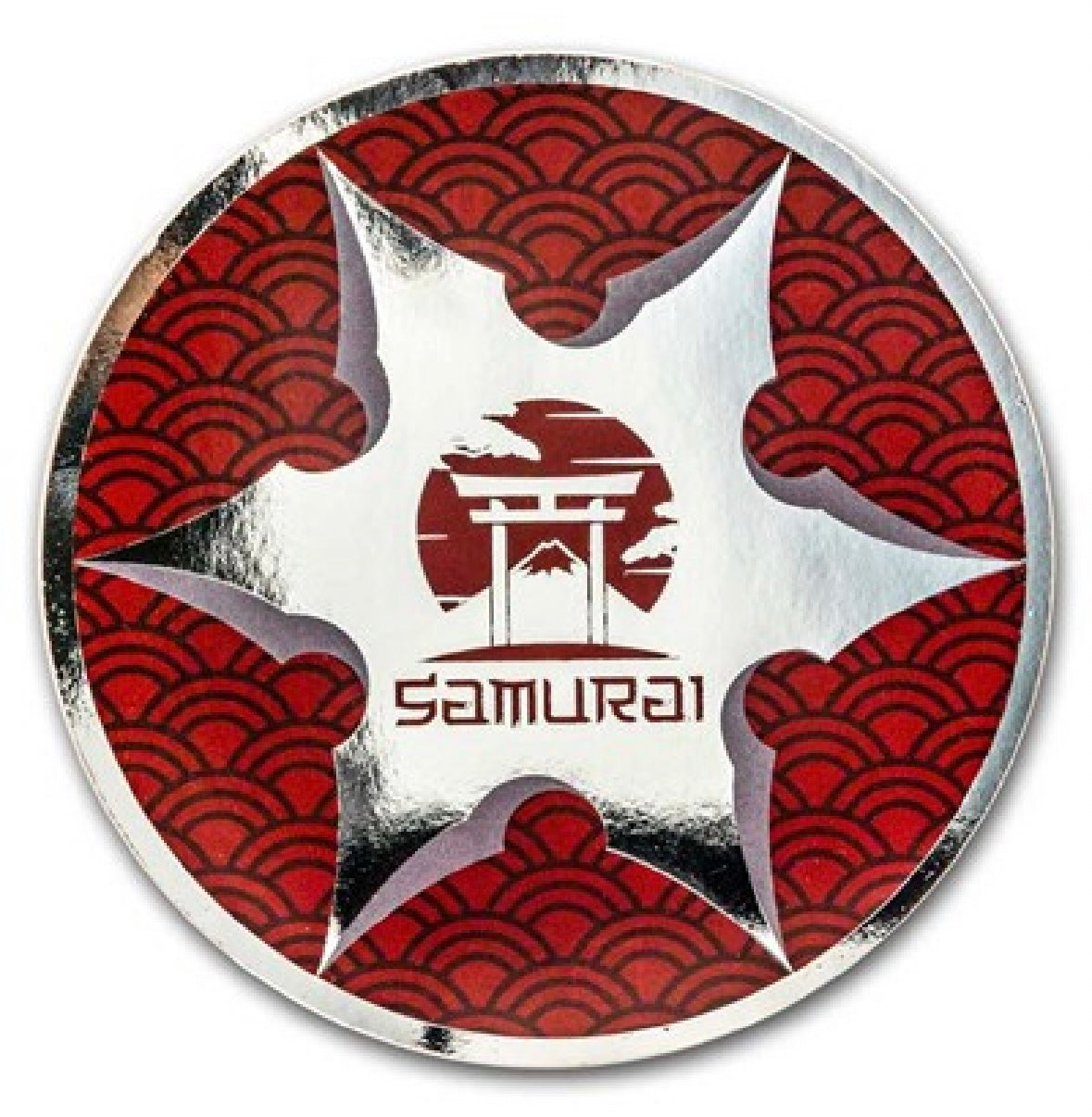 2024 Samoa 5 oz Silver Samurai Coin (Gold Gilded)