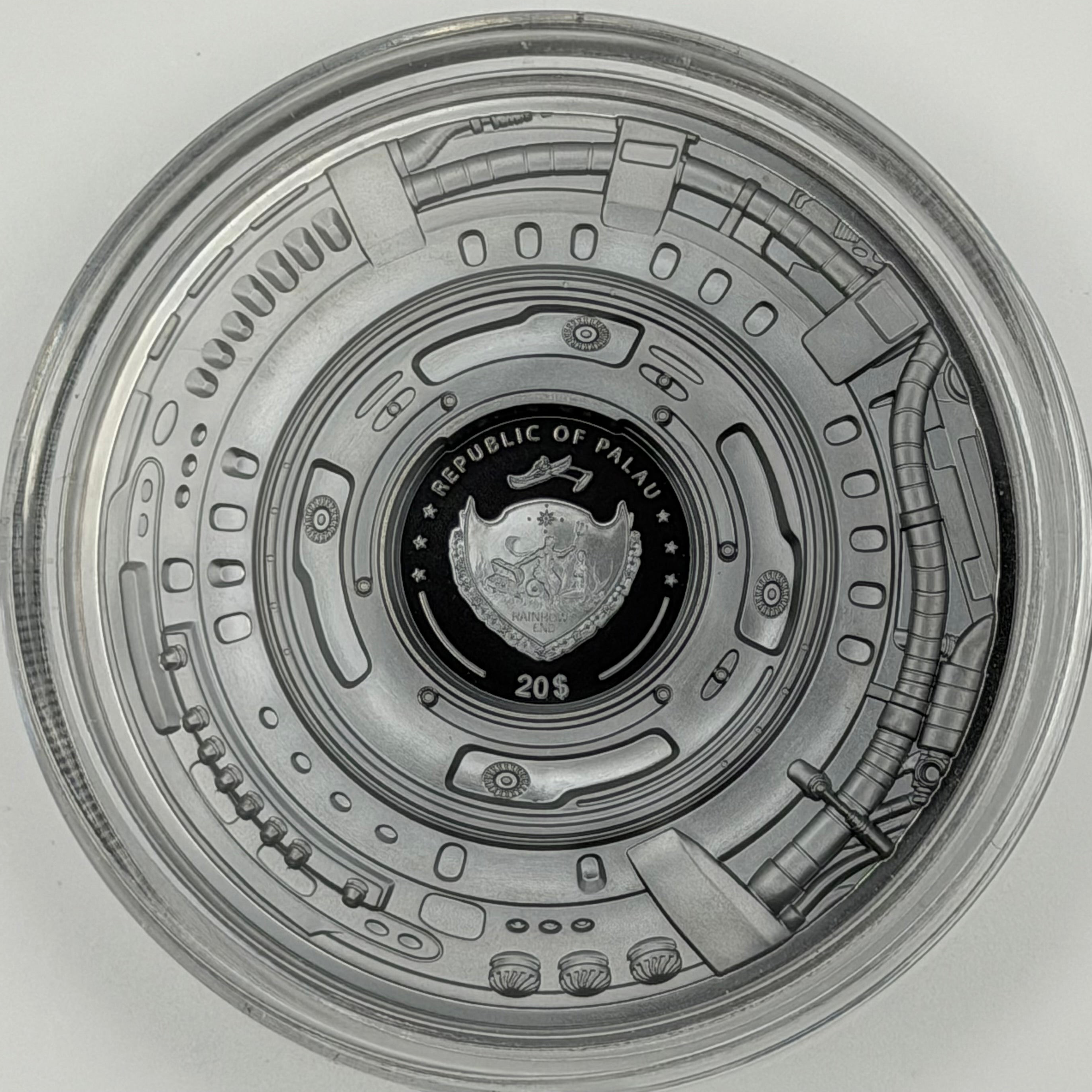 2023 Palau 3 oz Silver Cyborg Revolution: Dog