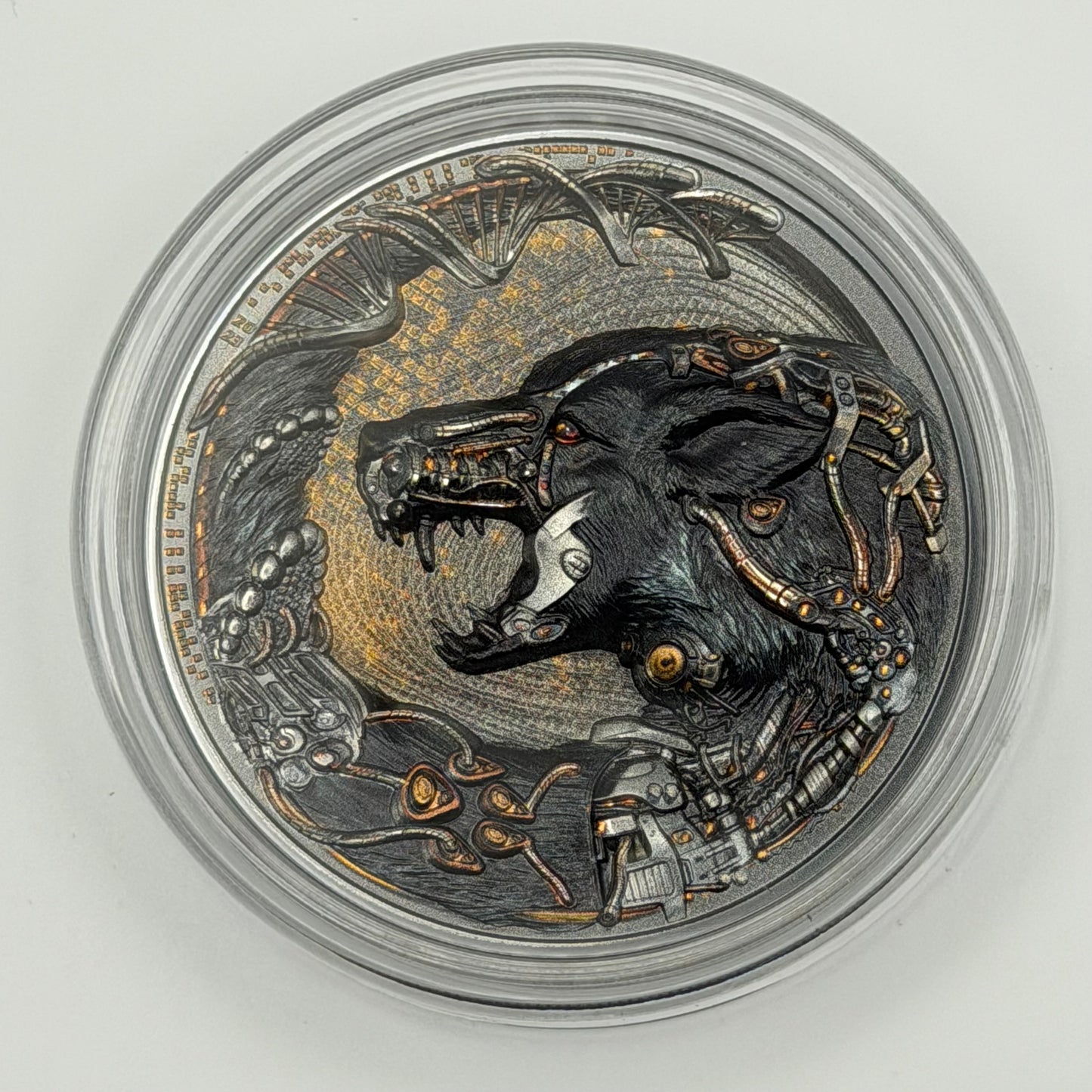 2023 Palau 3 oz Silver Cyborg Revolution: Dog