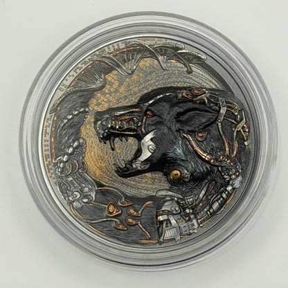 2023 Palau 3 oz Silver Cyborg Revolution: Dog