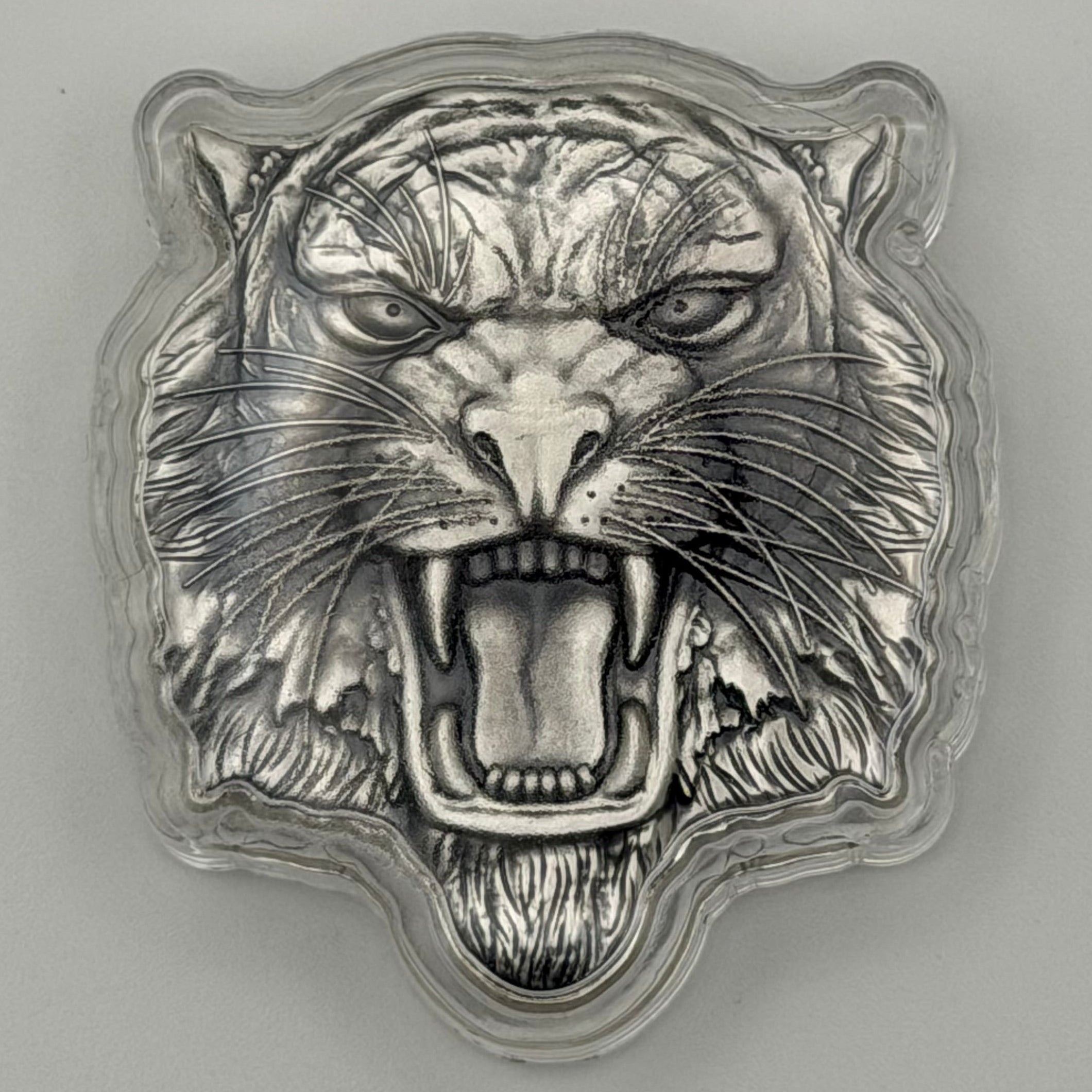 2022 Niue 2 oz Silver Fierce Nature: Tiger Coin