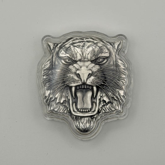 2022 Niue 2 oz Silver Fierce Nature: Tiger Coin