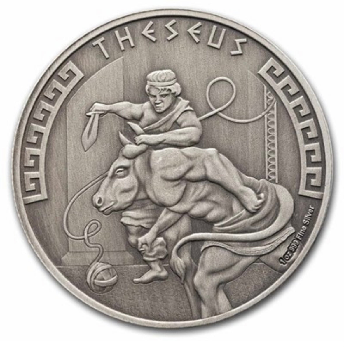 2024 Niue 1 oz Silver Heroes of Greek Mythology: Theseus