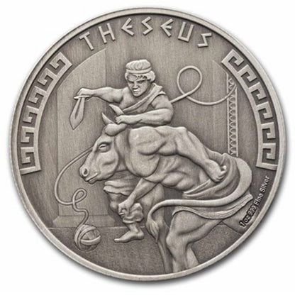2024 Niue 1 oz Silver Heroes of Greek Mythology: Theseus