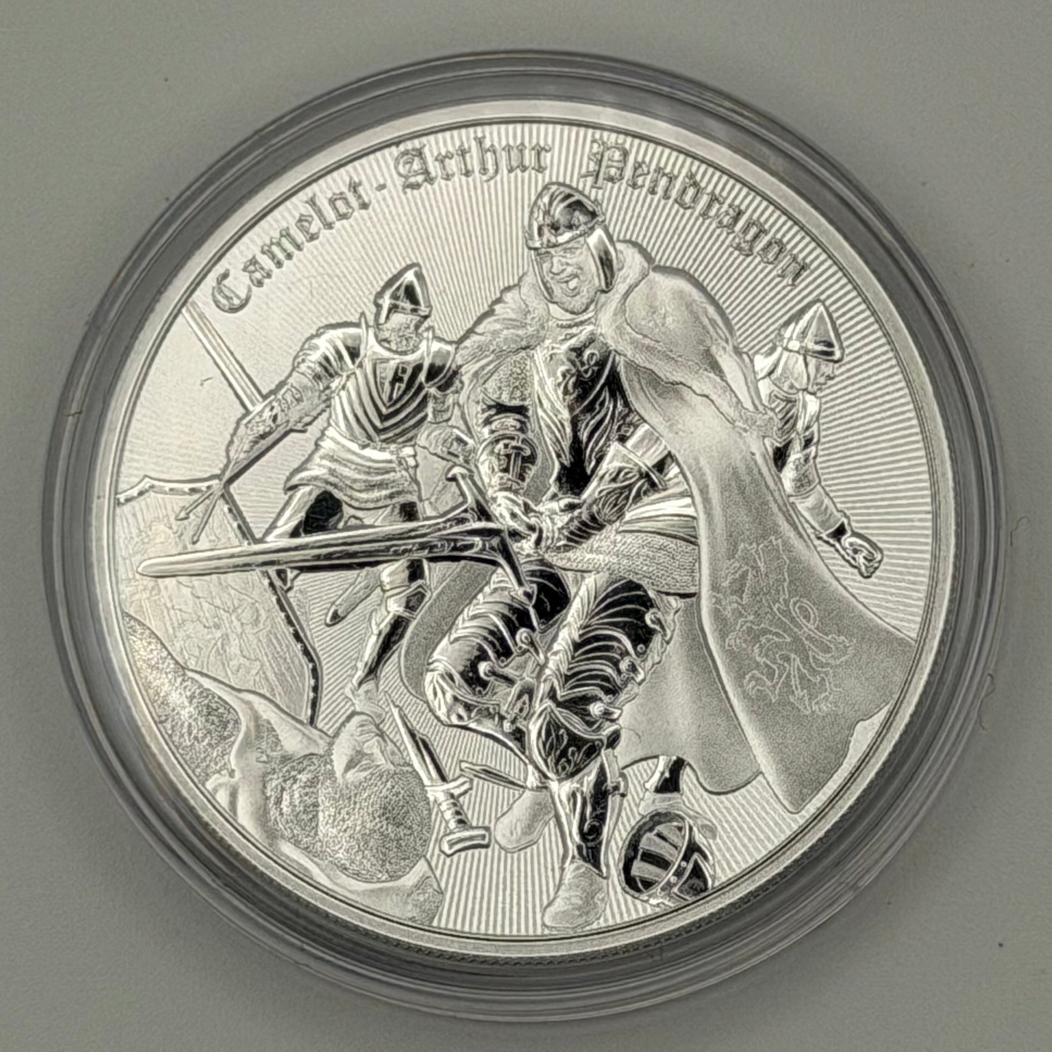 2023 Niue 1 oz Silver Camelot: Arthur Pendragon Coin