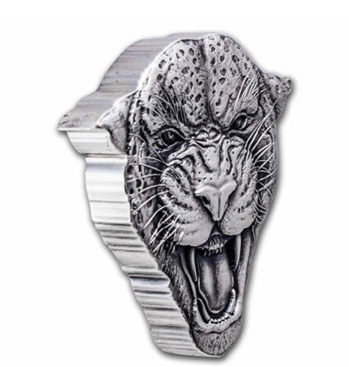 2023 Niue 2 oz Silver Fierce Nature: Leopard Coin