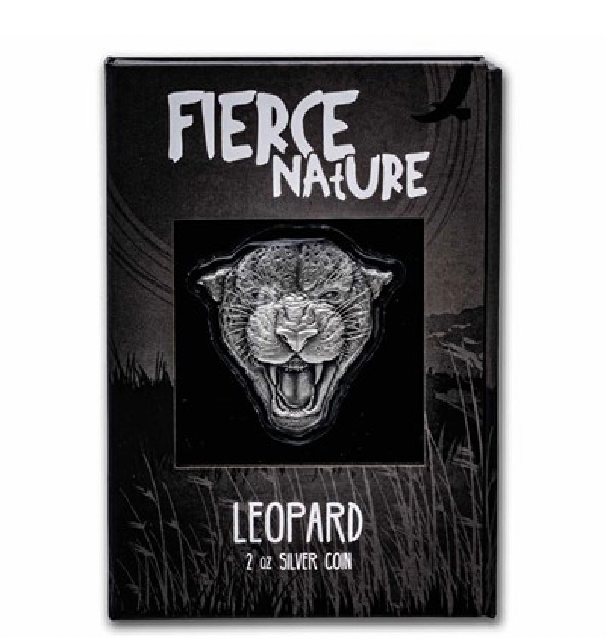 2023 Niue 2 oz Silver Fierce Nature: Leopard Coin