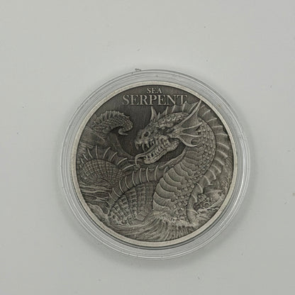 2024 Niue 1 oz Silver Mythical Creatures: Sea Serpent