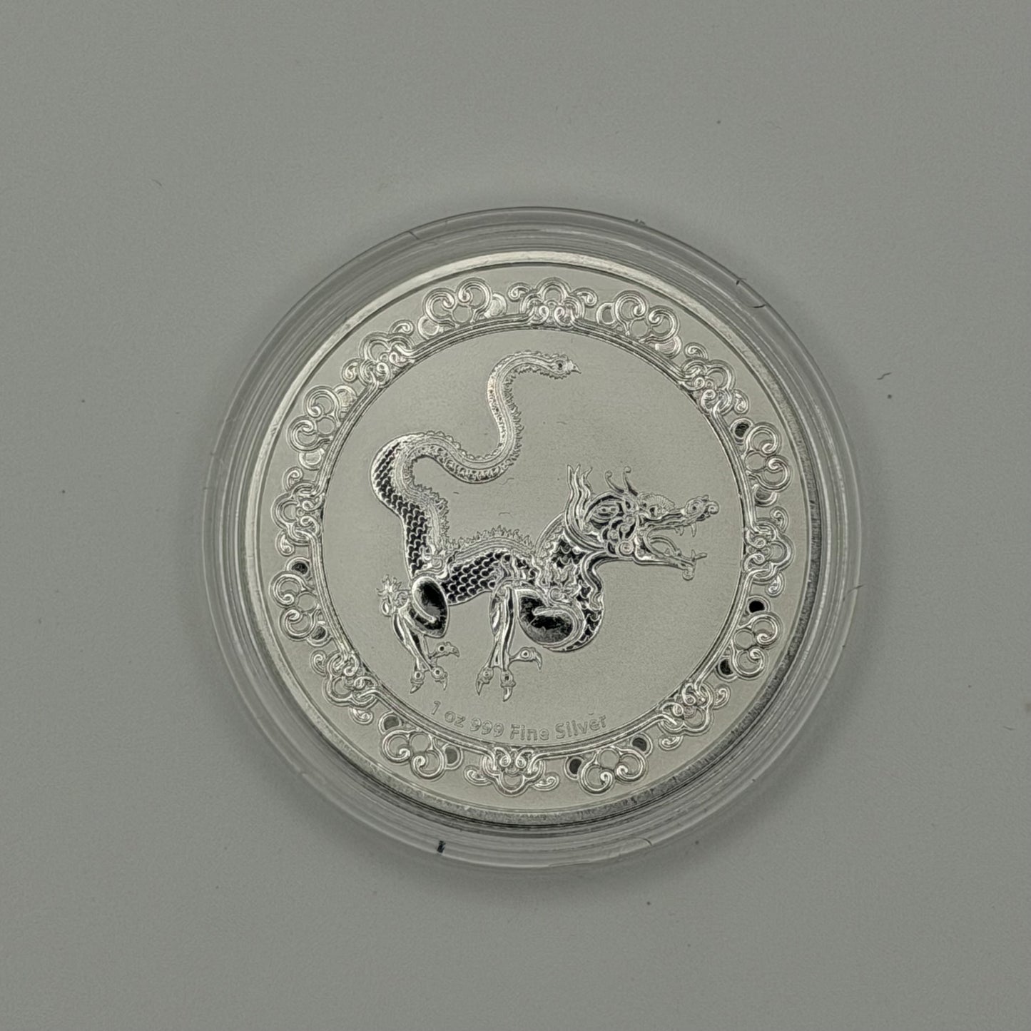 2020 Niue 1 oz Silver Celestial Animals: The Yellow Snake
