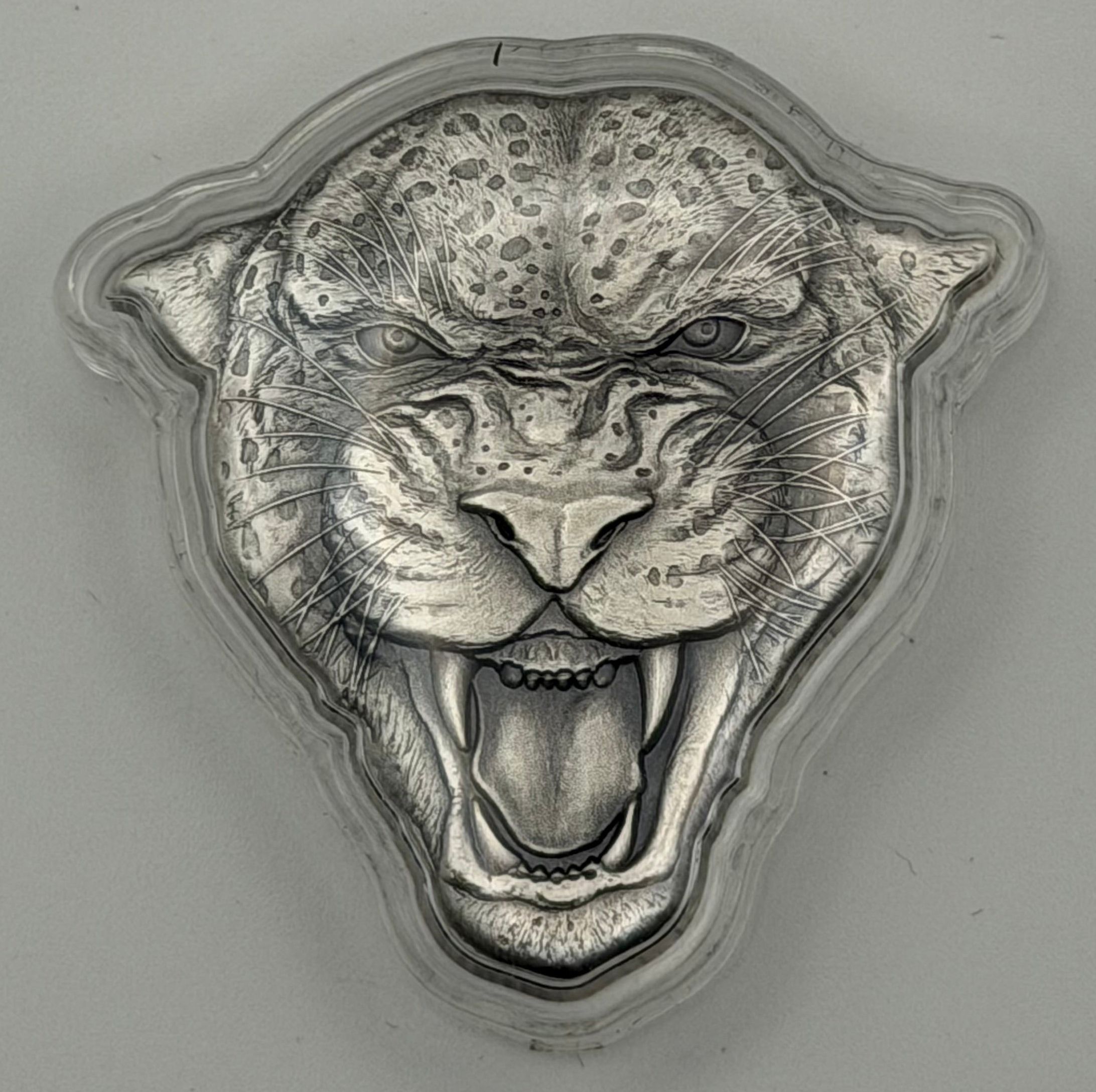 2023 Niue 2 oz Silver Fierce Nature: Leopard Coin