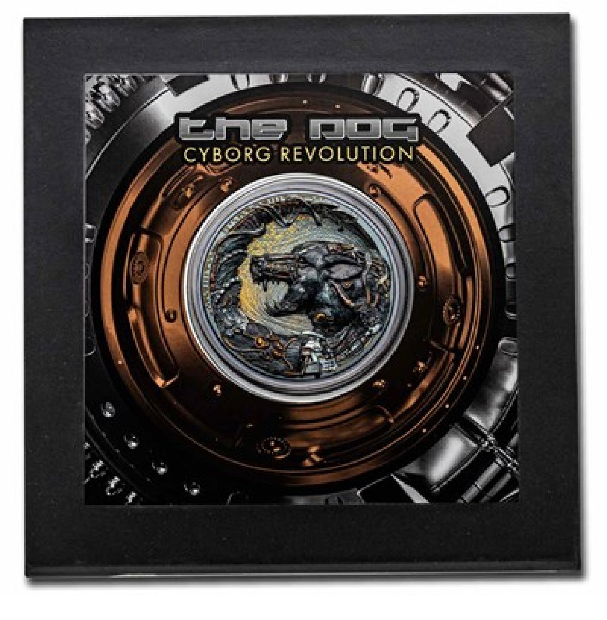 2023 Palau 3 oz Silver Cyborg Revolution: Dog (Black Proof)