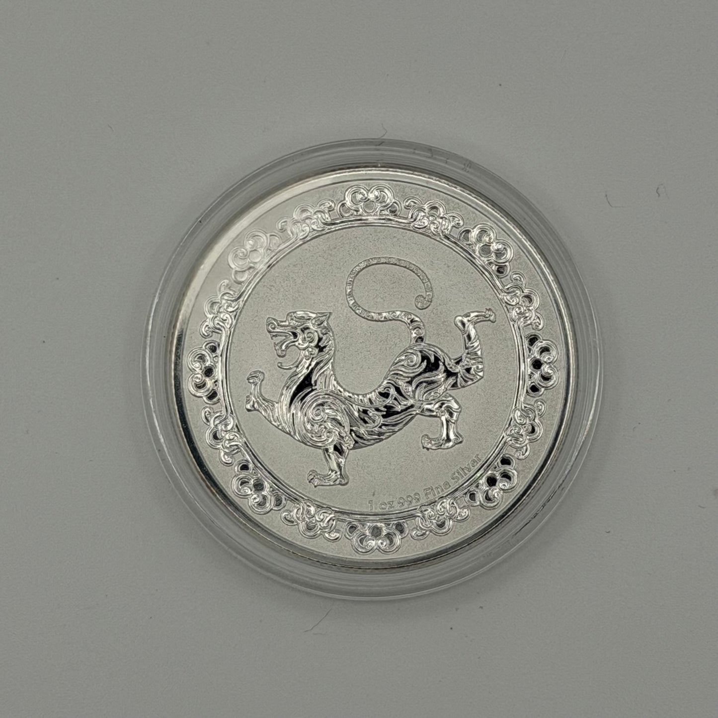 2019 Niue 1 oz Silver Celestial Animals: The White Tiger