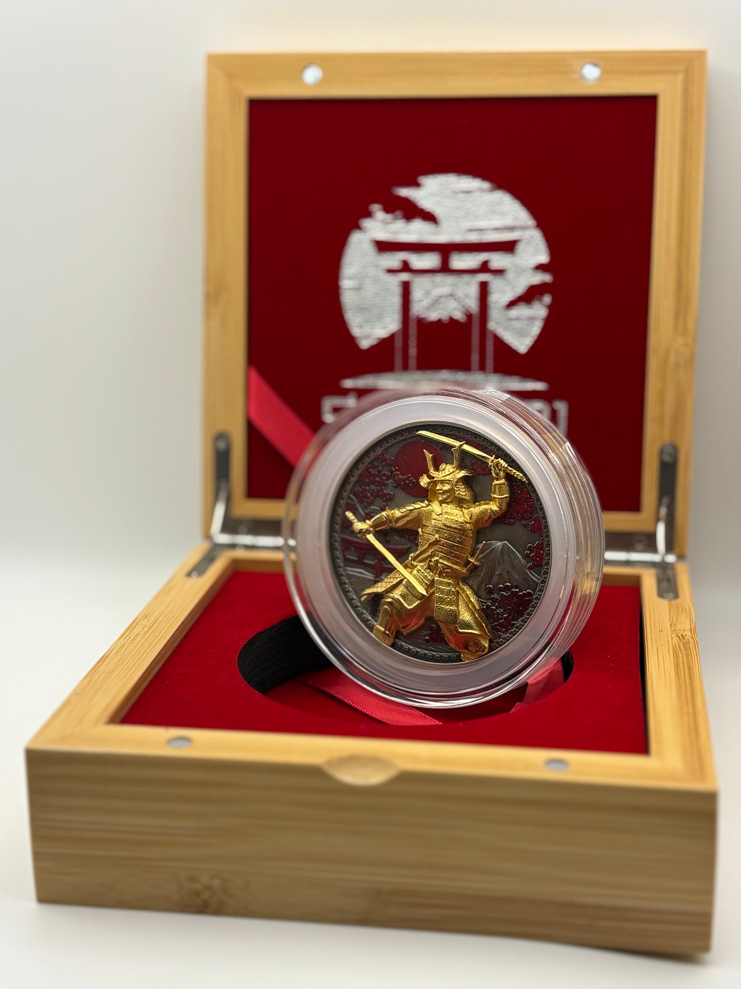 2024 Samoa 5 oz Silver Samurai (Gold Gilded)